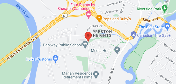 map of 333 Preston Parkway
